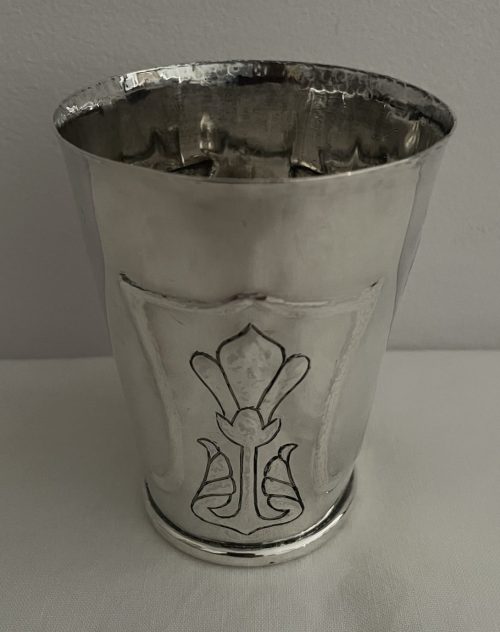 Photograph of a silver cup